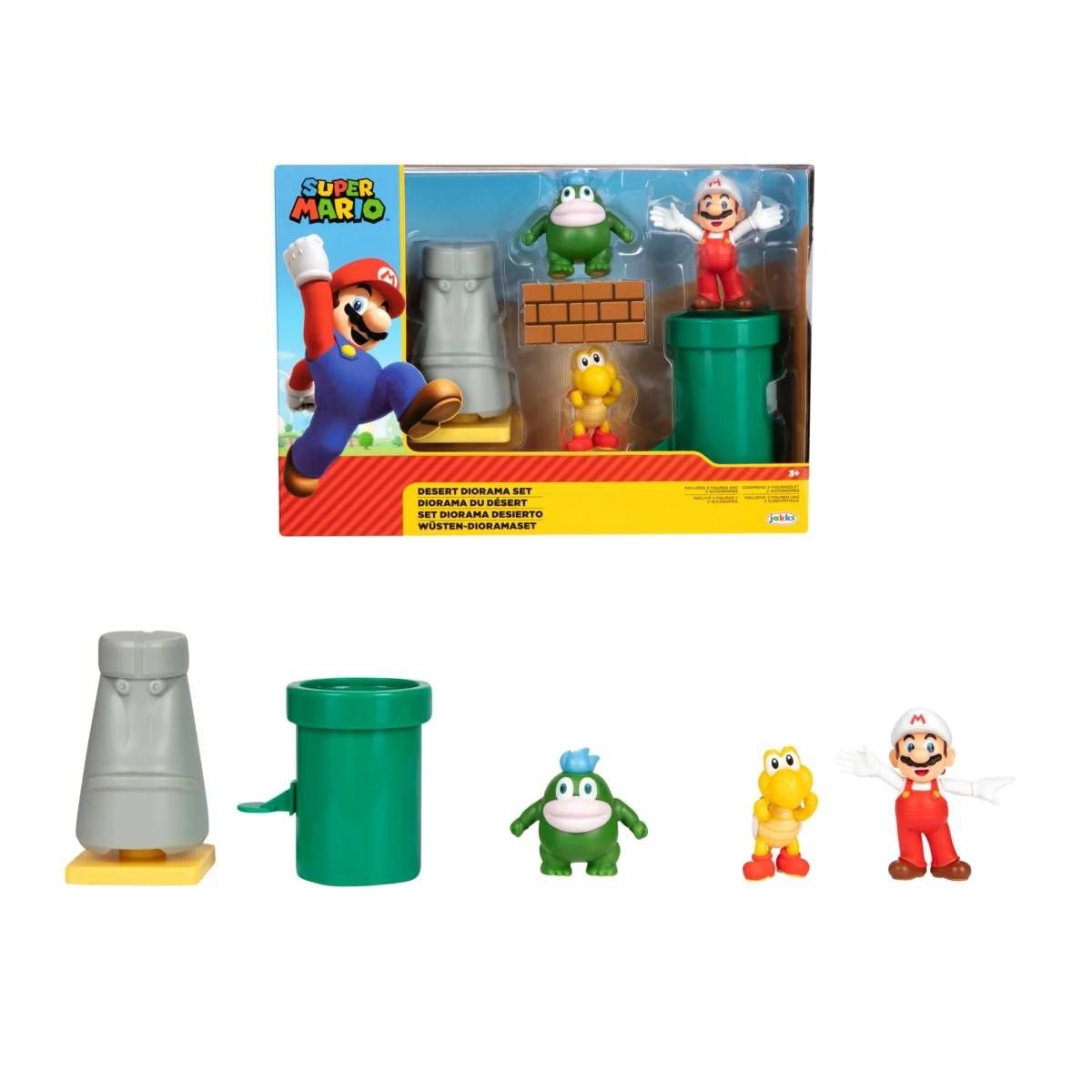 NINTENDO - Figura de acción Nintendo colección Diorama Desierto 6 cm