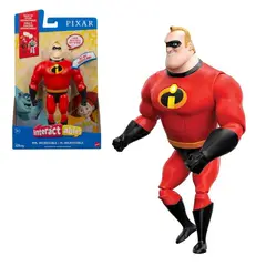 DISNEY - Pixar Figuras Interactivas 18 Cm Mattel - Mr. Increíble.-