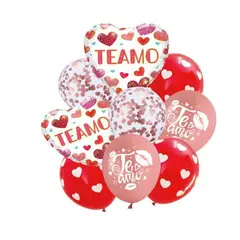 GENERICO - Globos Te Amo Redondo Corazon Colores