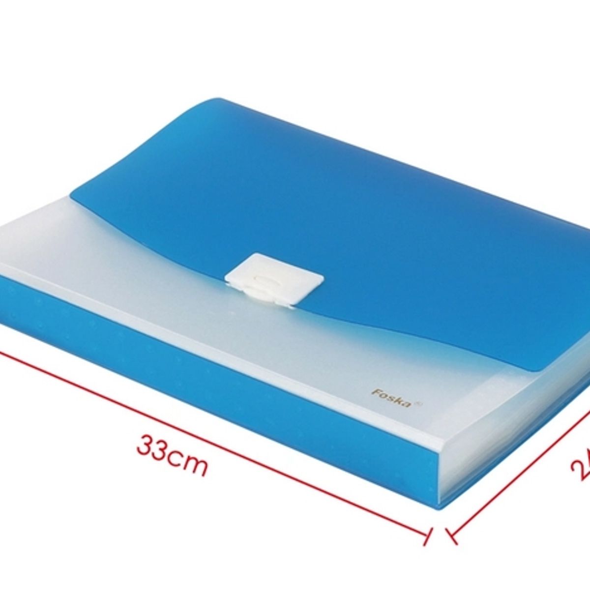 FOSKA - Pack 2 Portafolio Archivador Maletin fuelle A4 13 bolsillos