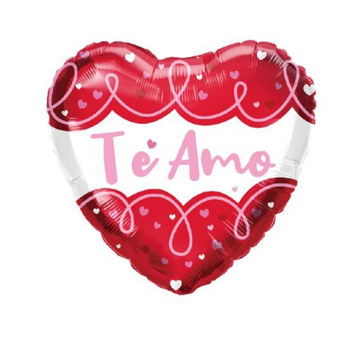 GENERICO - Globo Latex Te amo 45X45 Cm Color Rojo