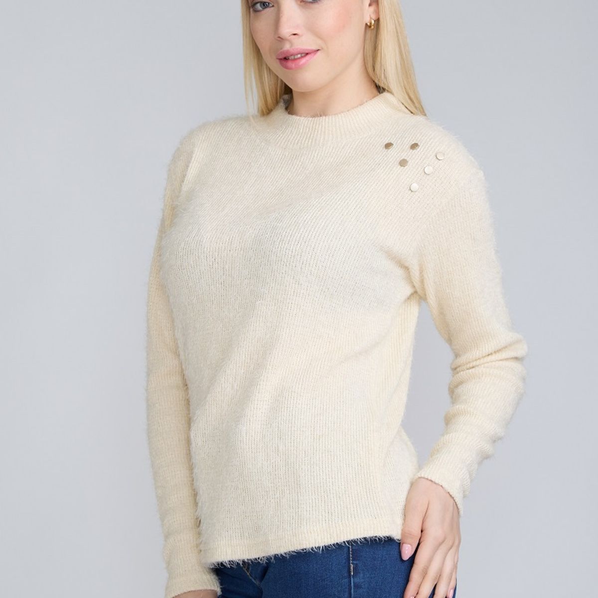 TENTATION - Sweater Peludo Crudo Tentation