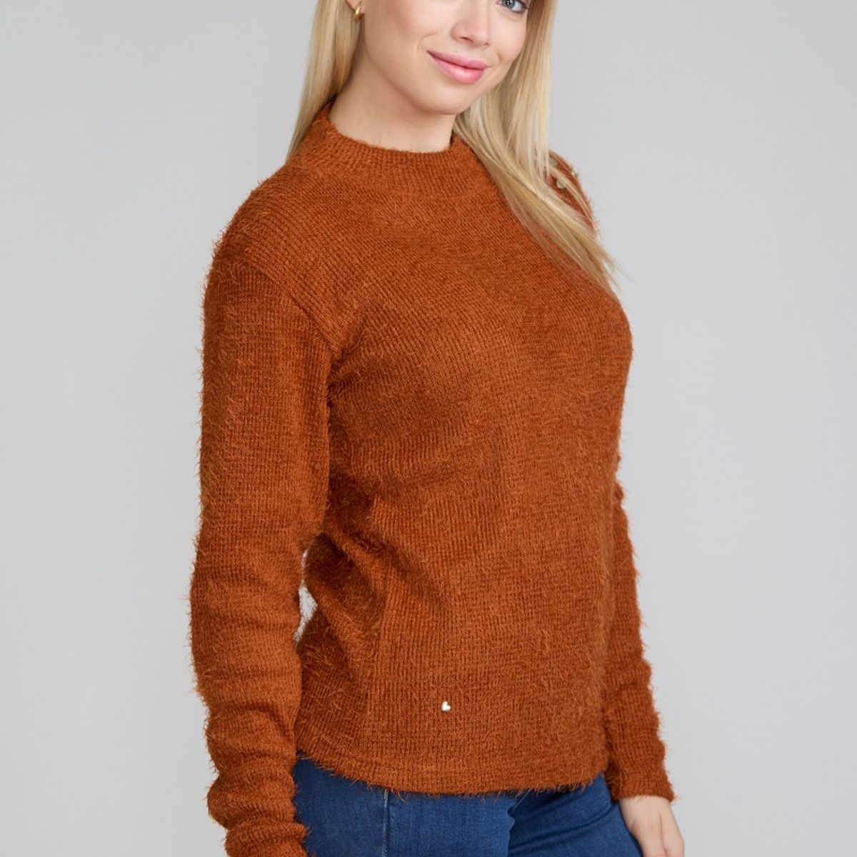 TENTATION - Sweater Peludo Camel Tentation