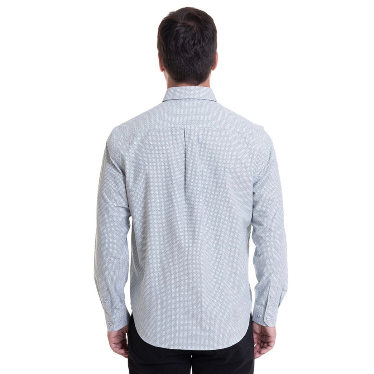 KOTTING - Camisa Fantasía Estampada Gris Claro KOTTING