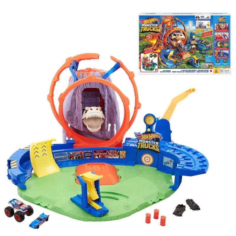 HOT WHEELS - Hot Weels Monster Trucks Volcano Arena Playset Mattel