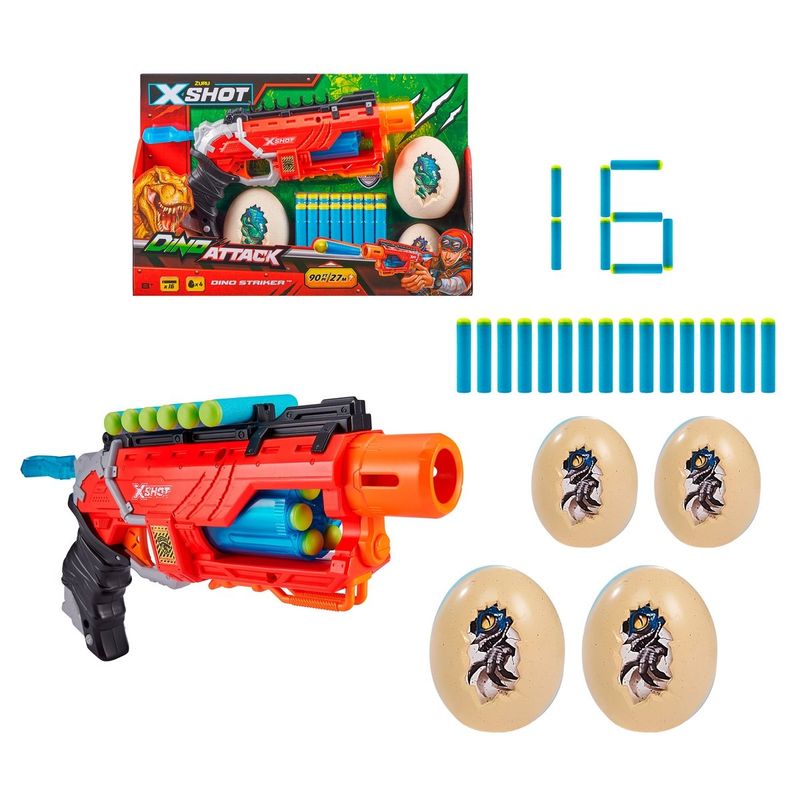 X-SHOT - Lanza Dardos Dino Attack Dino Striker X-Shot