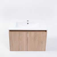 Kit Mueble Vanitorio 61cm 2 Puertas Roble Kaiserberg