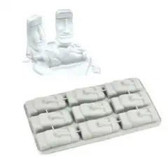 GENERICO - Moldes Moai De Silicona Ideal Para Hielos