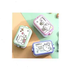 GENERICO - Lonchera Kawaii Con Compartimiento Niñosniñas color Verde