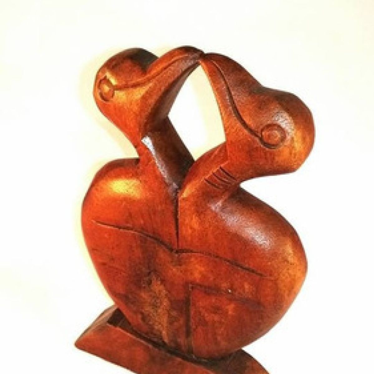 GENERICO - Figura Pajaros Polinesicos De Madera