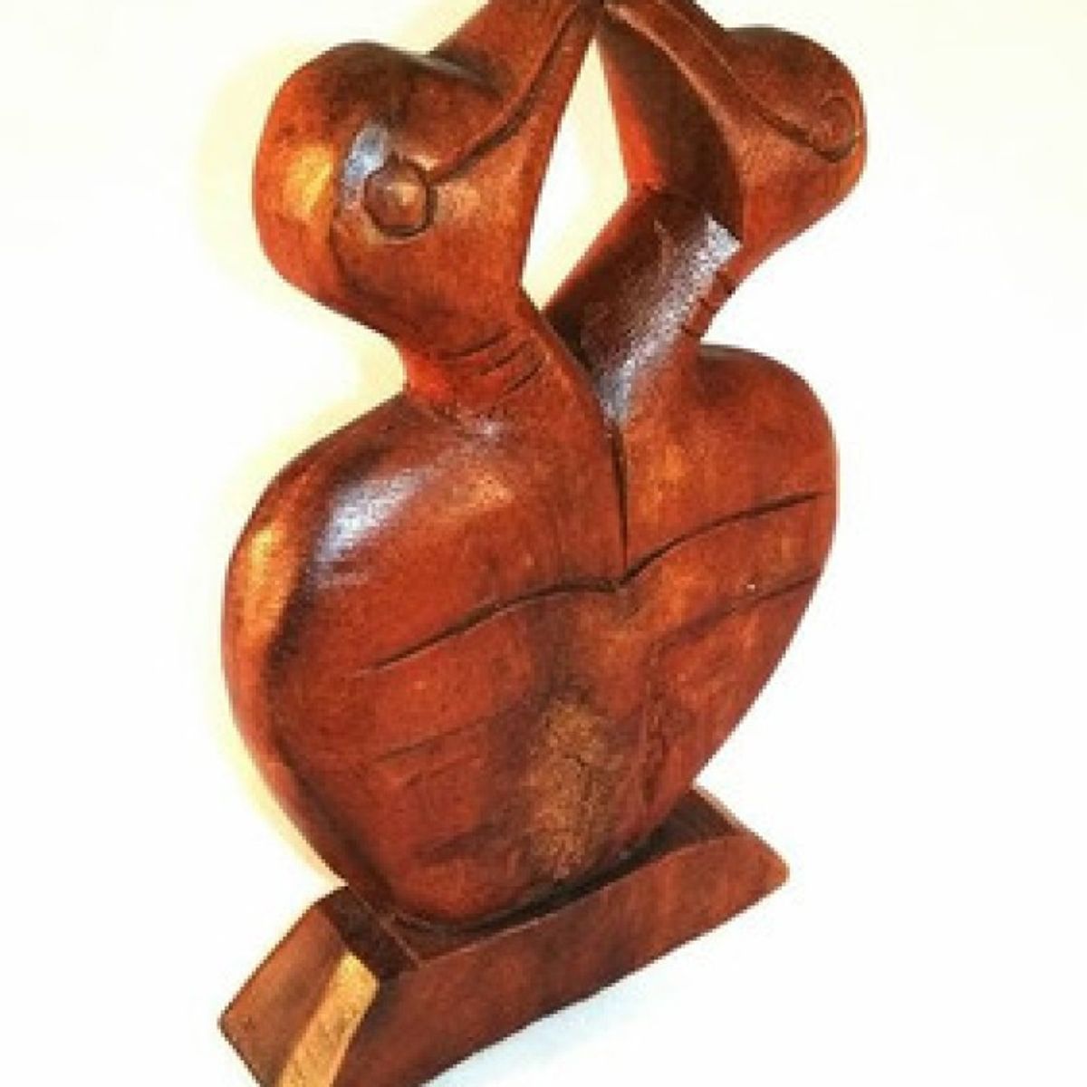 GENERICO - Figura Pajaros Polinesicos De Madera