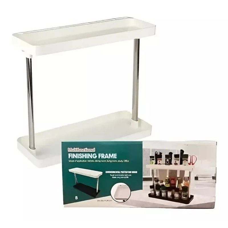 GENERICO - Organizador Rack Multifuncion 2 Niveles