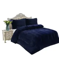 GENERICO - Cobertor Peludo Plush De Invierno 2 plaza TF