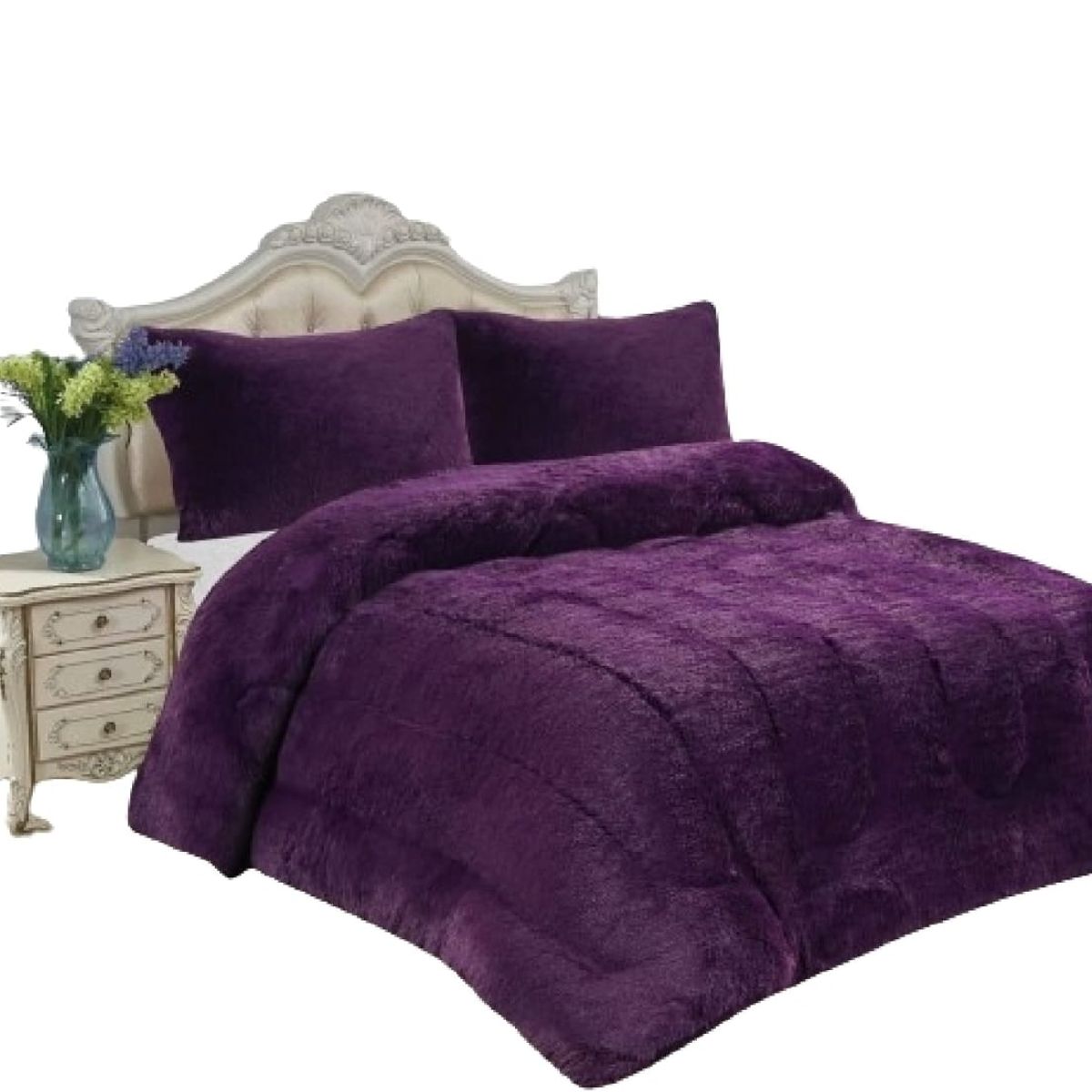 GENERICO - COBERTOR PELUDITO CON CHIPORRO TAMAÑO 2 Plaza CUBRE FRIO