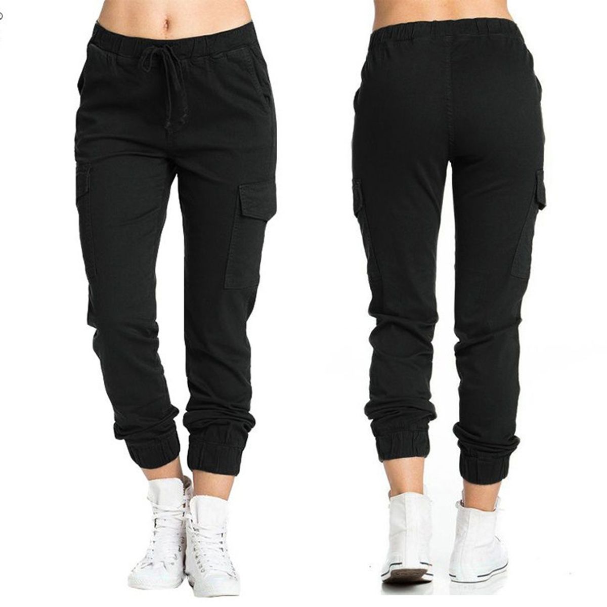 EDWINAYY - Joggers Pantalón Cargo Adulto De Mujer Buzo última Tendencia