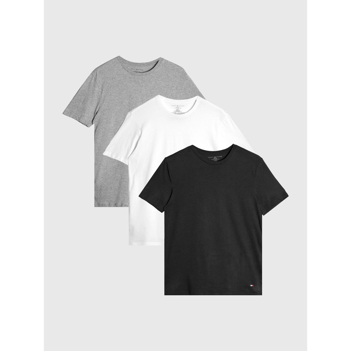 TOMMY HILFIGER - Pack De 3 Camisetas C-Neck Multicolor Tommy Hilfiger