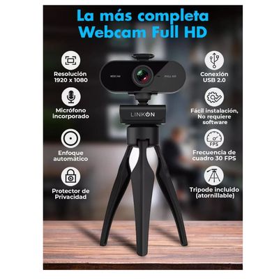 Imagen 2 del producto Camara Web Full hd 1080p Usb Microfono