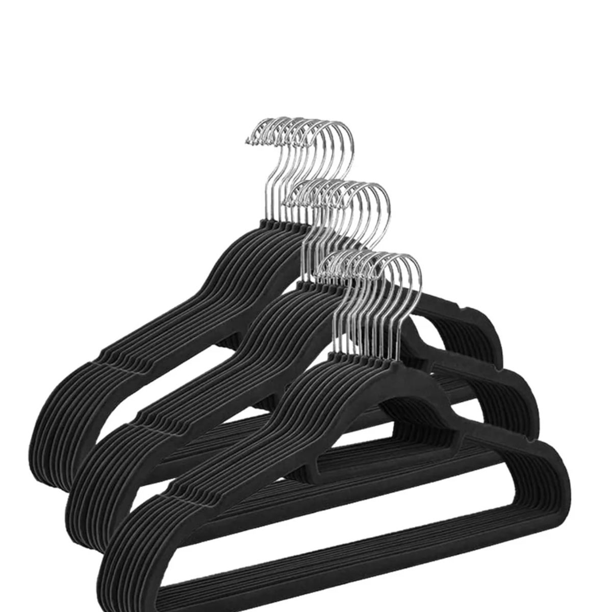 GENERICO - Colgadores De Ropa Casatua Set 30u Terciopelo Antideslizante