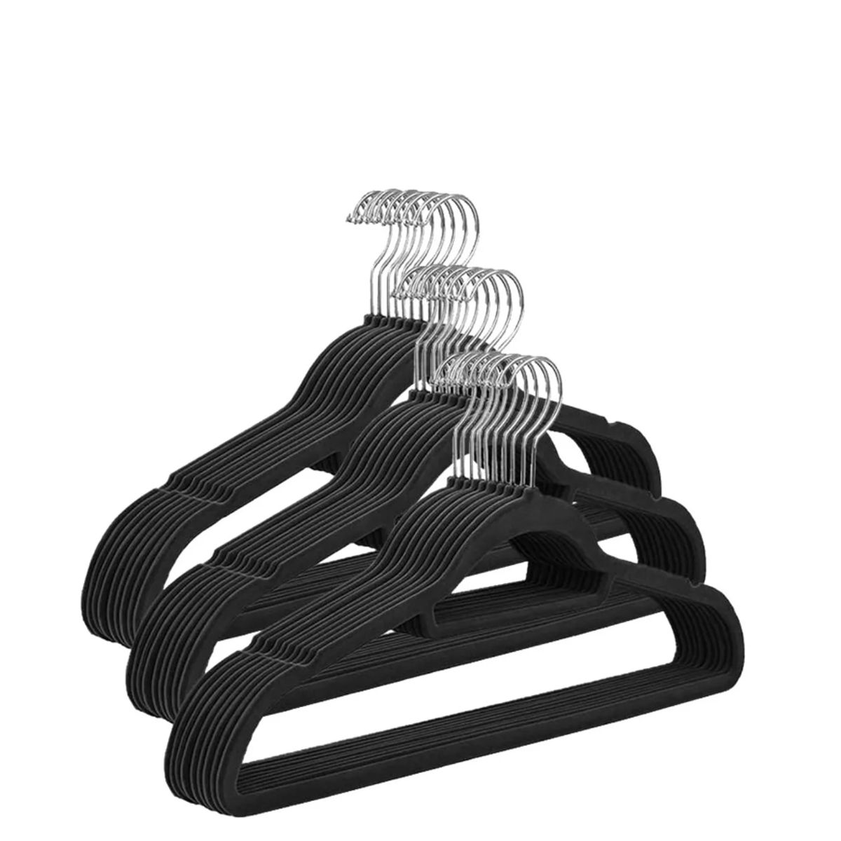 GENERICO - Colgadores De Ropa Casatua Set 30u Terciopelo Antideslizante