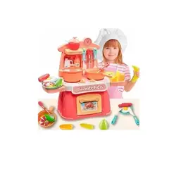 GENERICO - Cocina De Juguete De 26 Piezas Con Luz Y Sonido Colores