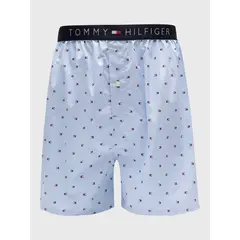 TOMMY HILFIGER - Bóxer Con Print De Banderas Blanco