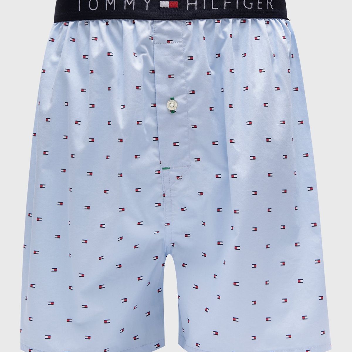TOMMY HILFIGER - Bóxer Con Print De Banderas Blanco Tommy Hilfiger