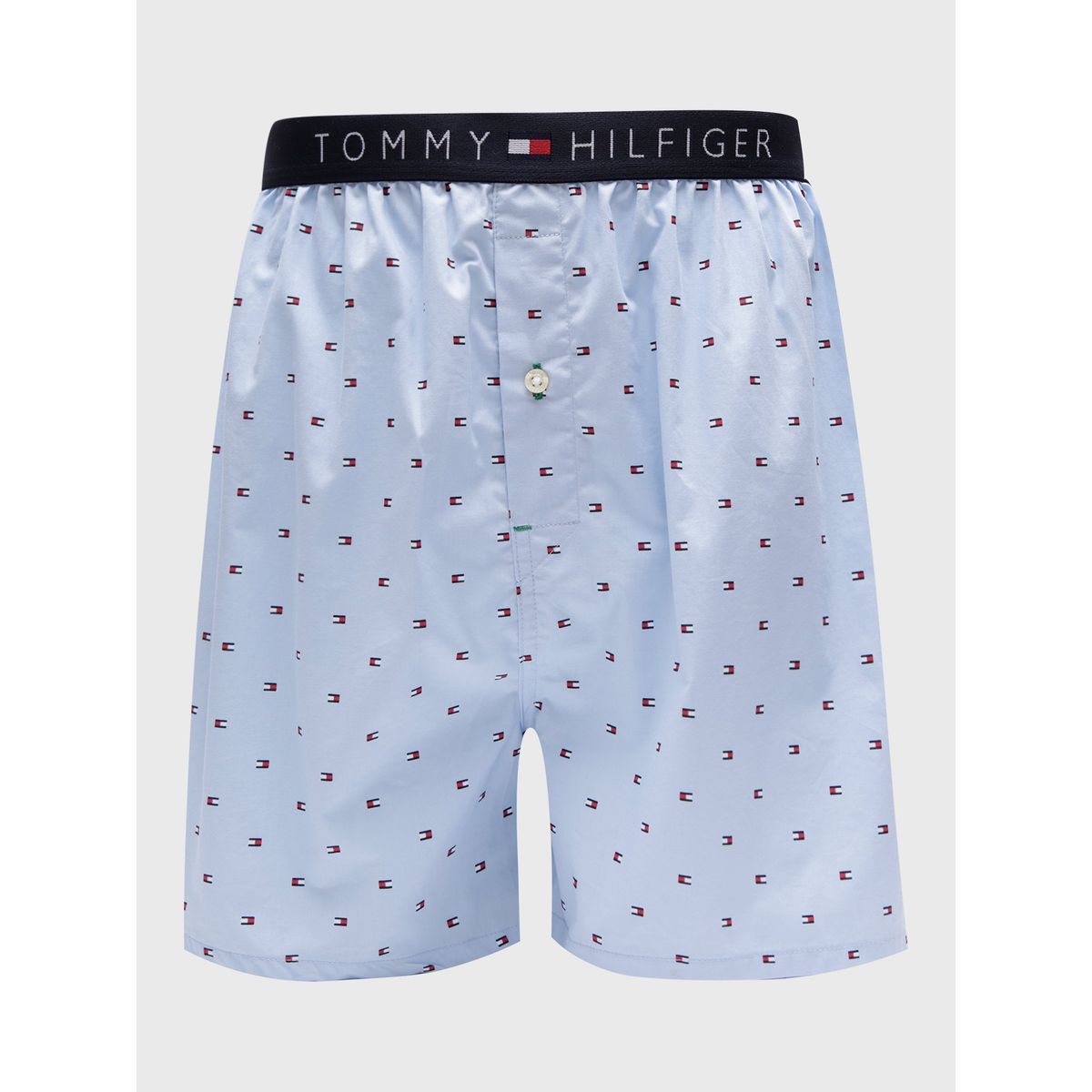 TOMMY HILFIGER - Bóxer Con Print De Banderas Blanco Tommy Hilfiger