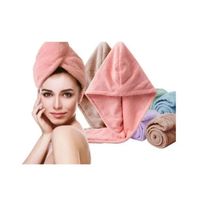 Gorro Turbante Lisa De Microfibra Ducha Toalla Para El Cabelloa
