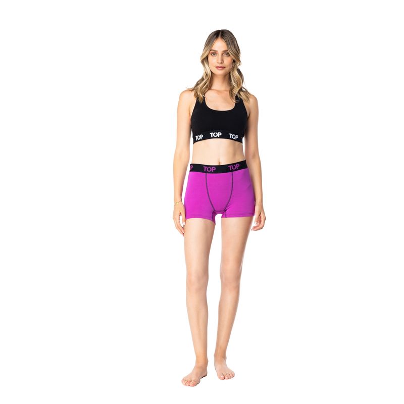 TOP - Bóxer Corto MUJER Algodón Pack 3 C2 Top