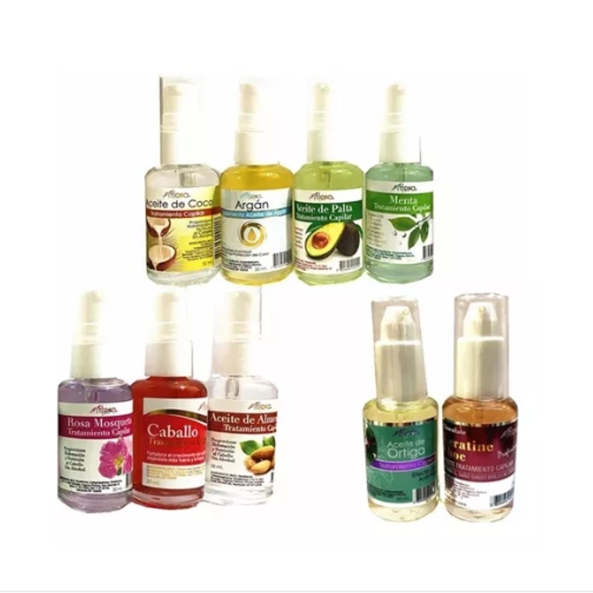 MFLORA - Caja De Aceite Cocoarganpalta Flora 30ml 12unid