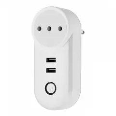 FNX - ADAPTADOR ENCHUFE 10A+2USB SMART WIFI -