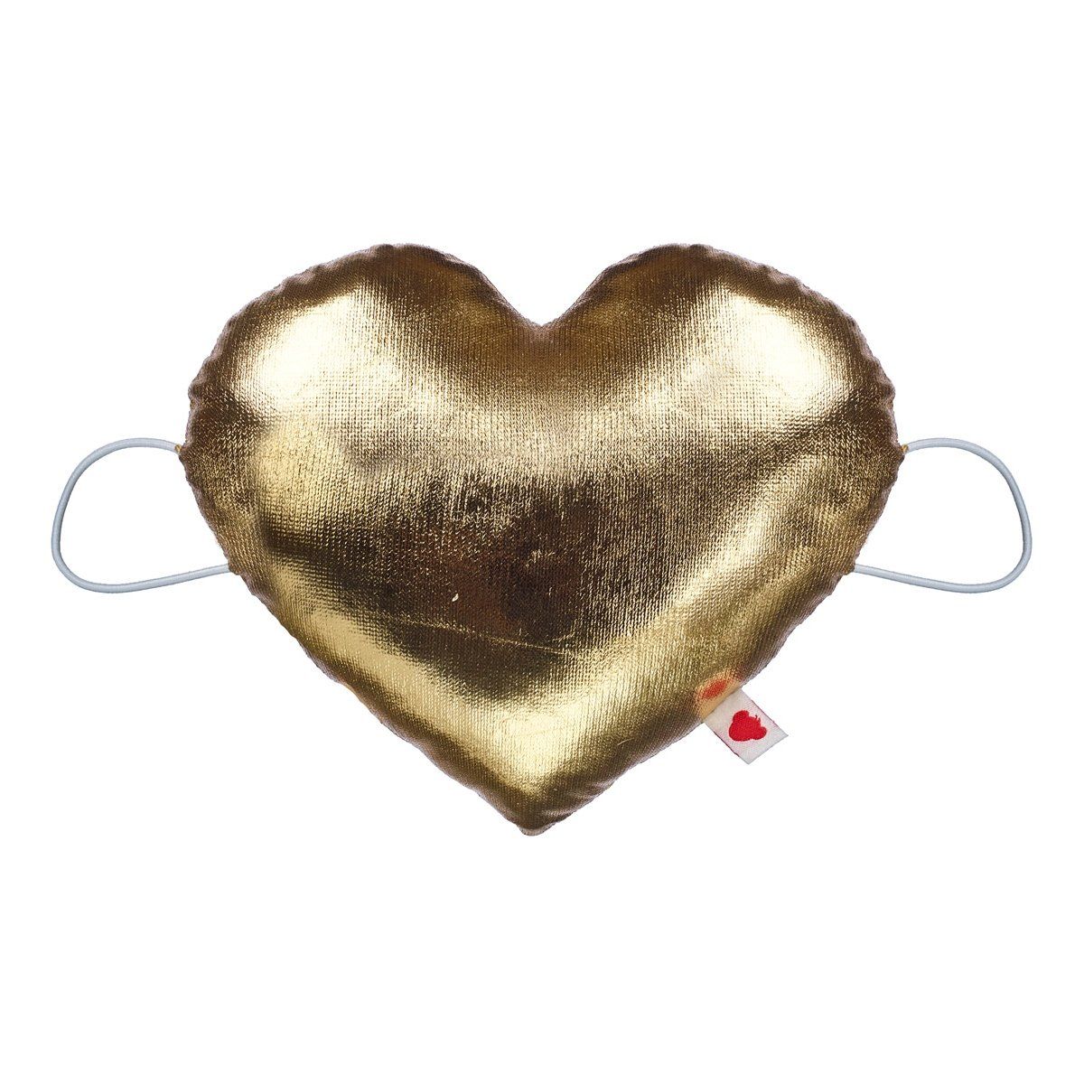 BUILD A BEAR - Muñequera Build a Bear corazón dorado felpa suave