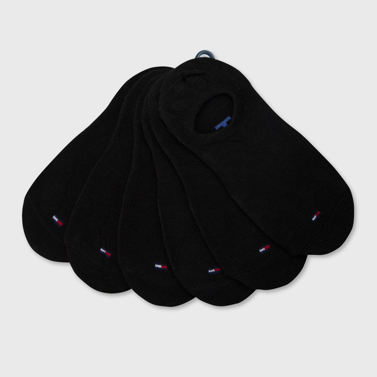 TOMMY HILFIGER - Pack De 6 Pares De Calcetines Sport Liner Negro Tommy Hilfiger