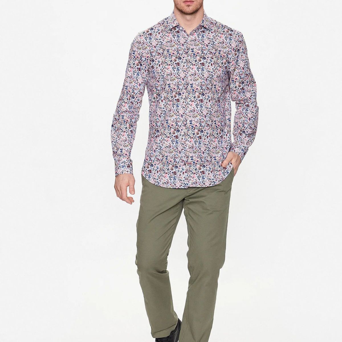 TOMMY HILFIGER - Pantalón Chino Denton 1985 Collection Verde Tommy Hilfiger