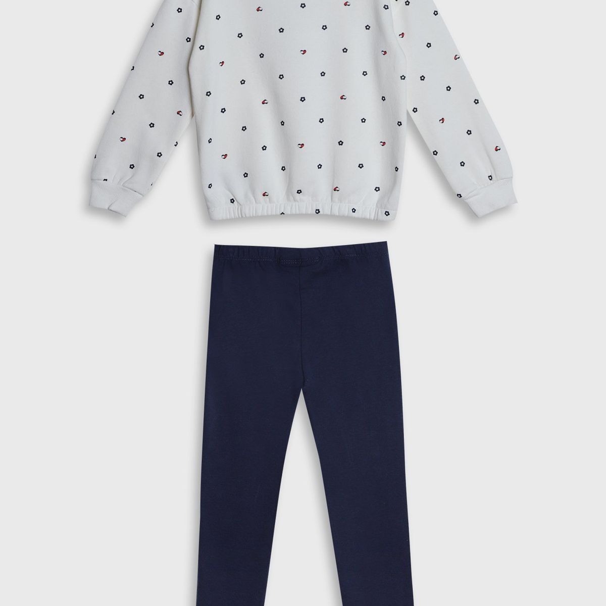 TOMMY HILFIGER - Set De Polerón Estampado Y Joggers Niña Multicolor Tommy Hilfiger