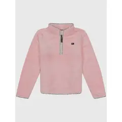 TOMMY HILFIGER - Polerón Ultra Soft Con Cierre Niña Rosado