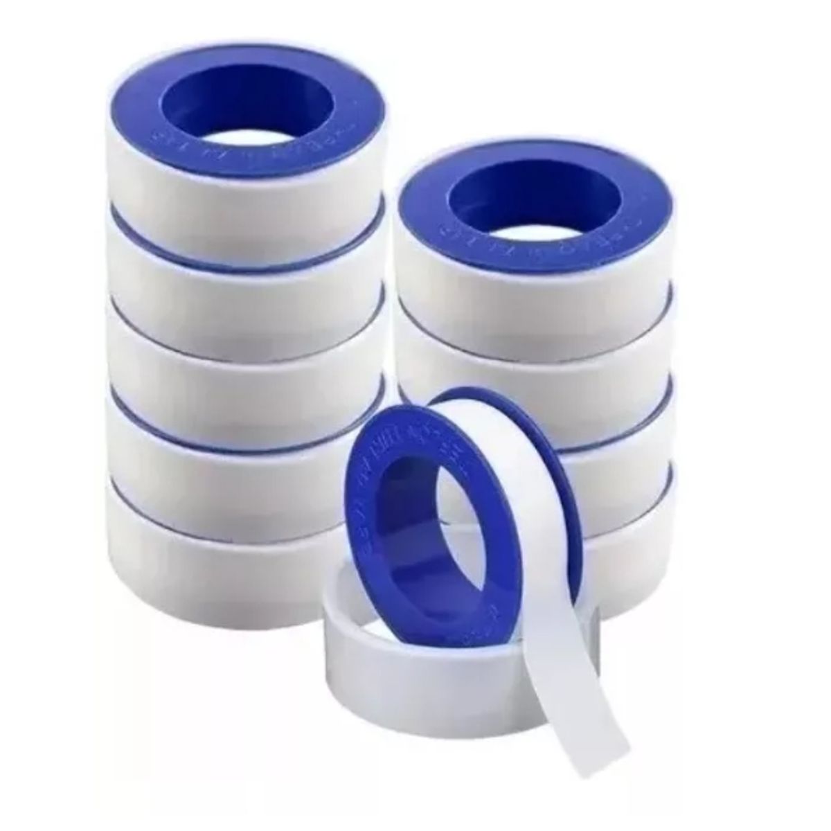 TAUMM - Pack 10 Unidades Rollos Cinta Teflón 3/4 Pulgadas