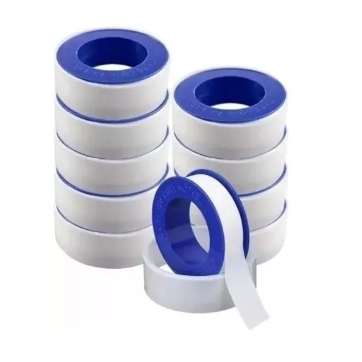 TAUMM - Pack 10 Unidades Rollos Cinta Teflón 3/4 Pulgadas