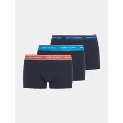 TOMMY HILFIGER - Pack De 3 Calzoncillos Trunk Azul