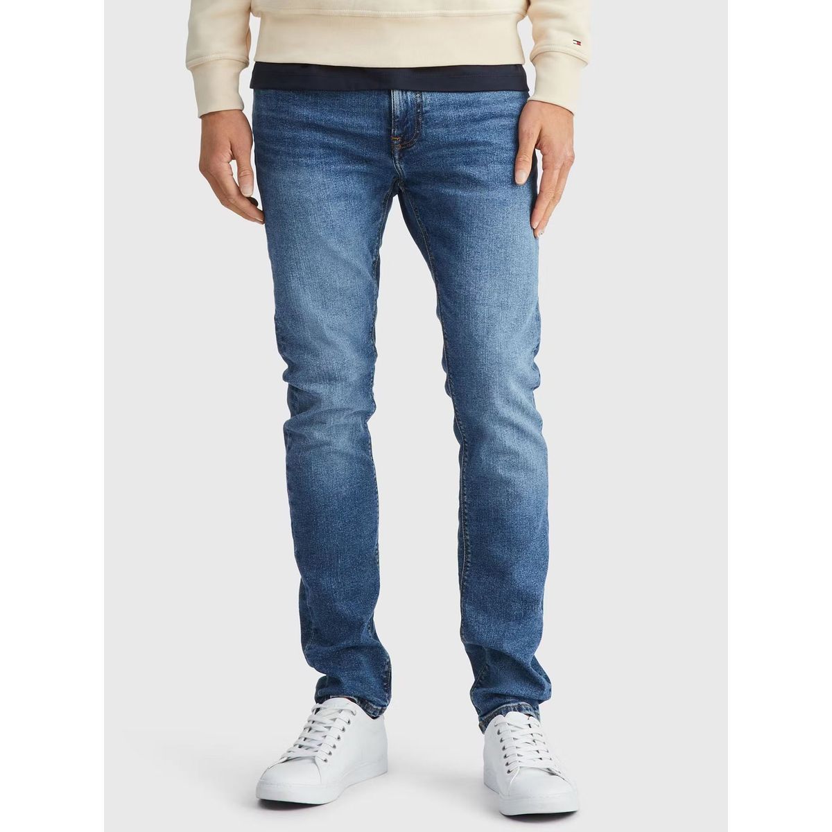 TOMMY HILFIGER - Jeans Bleecker Flex Desgastados Azul Tommy Hilfiger
