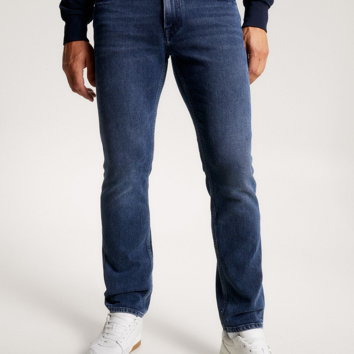 TOMMY HILFIGER - Jeans Mercer Straight Desteñidos Azul Tommy Hilfiger