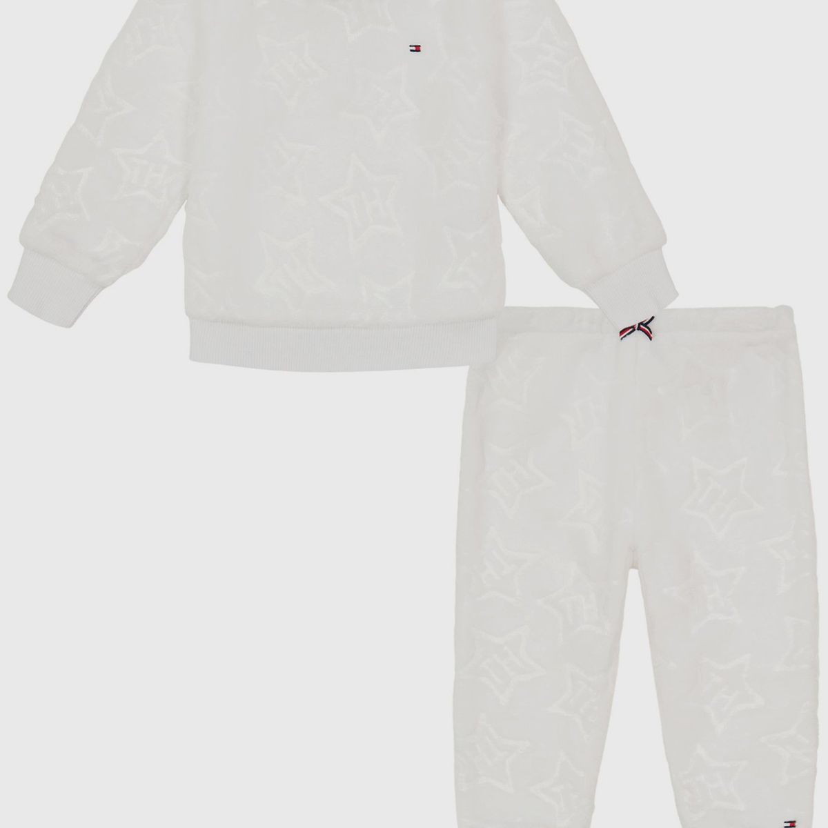 TOMMY HILFIGER - Set De Polerón Y Joggers A Juego Bebé niña Gris Tommy Hilfiger