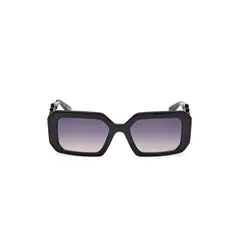 GUESS - Lentes de Sol Negro Brillante Degradé