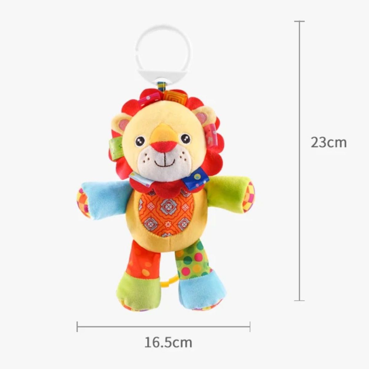 GENERICO - Juego Colgante Peluche Estimulante Bebe Muñeco Con Mordedor