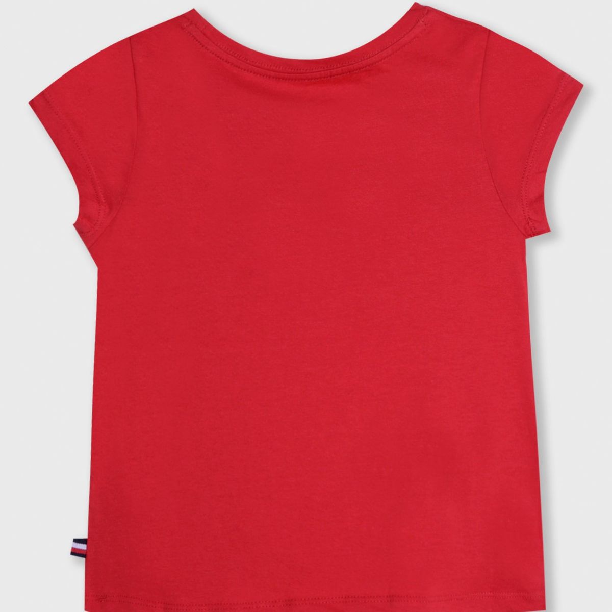 TOMMY HILFIGER - Polera Con Logo Central Niña Rojo Tommy Hilfiger