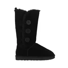 BAMERS - Bota Blast Button High Mujer Negro