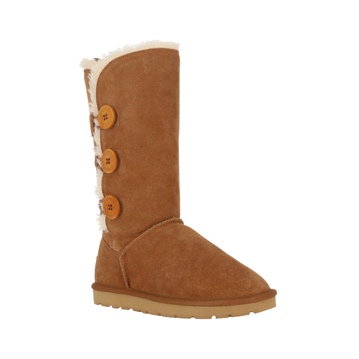 BAMERS - Bota Mujer Bamers Blast Button High Café