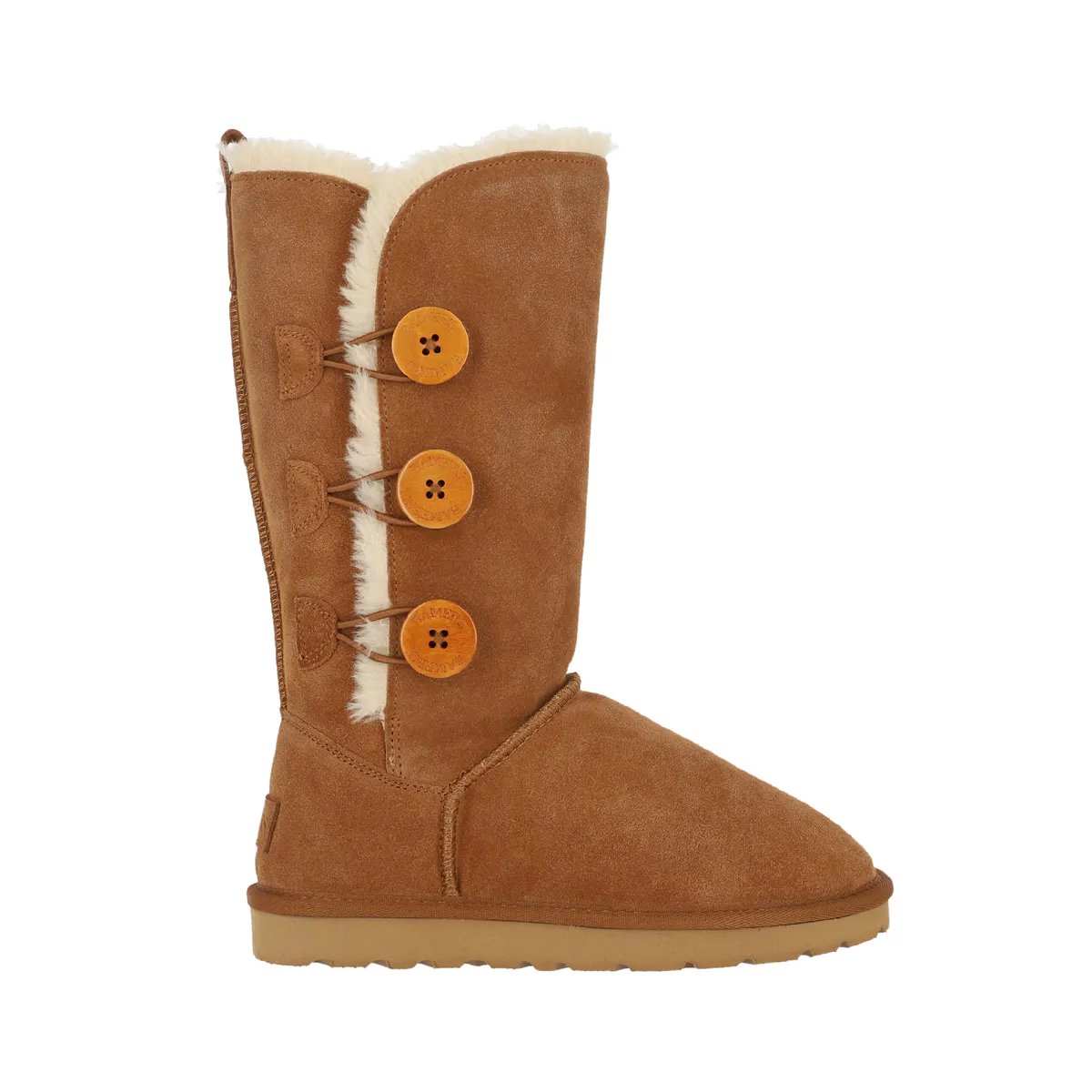 BAMERS - Bota Mujer Bamers Blast Button High Café