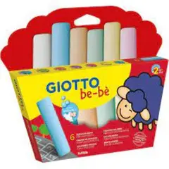 GIOTTO - Tizas de colores Be-bé 6 Un
