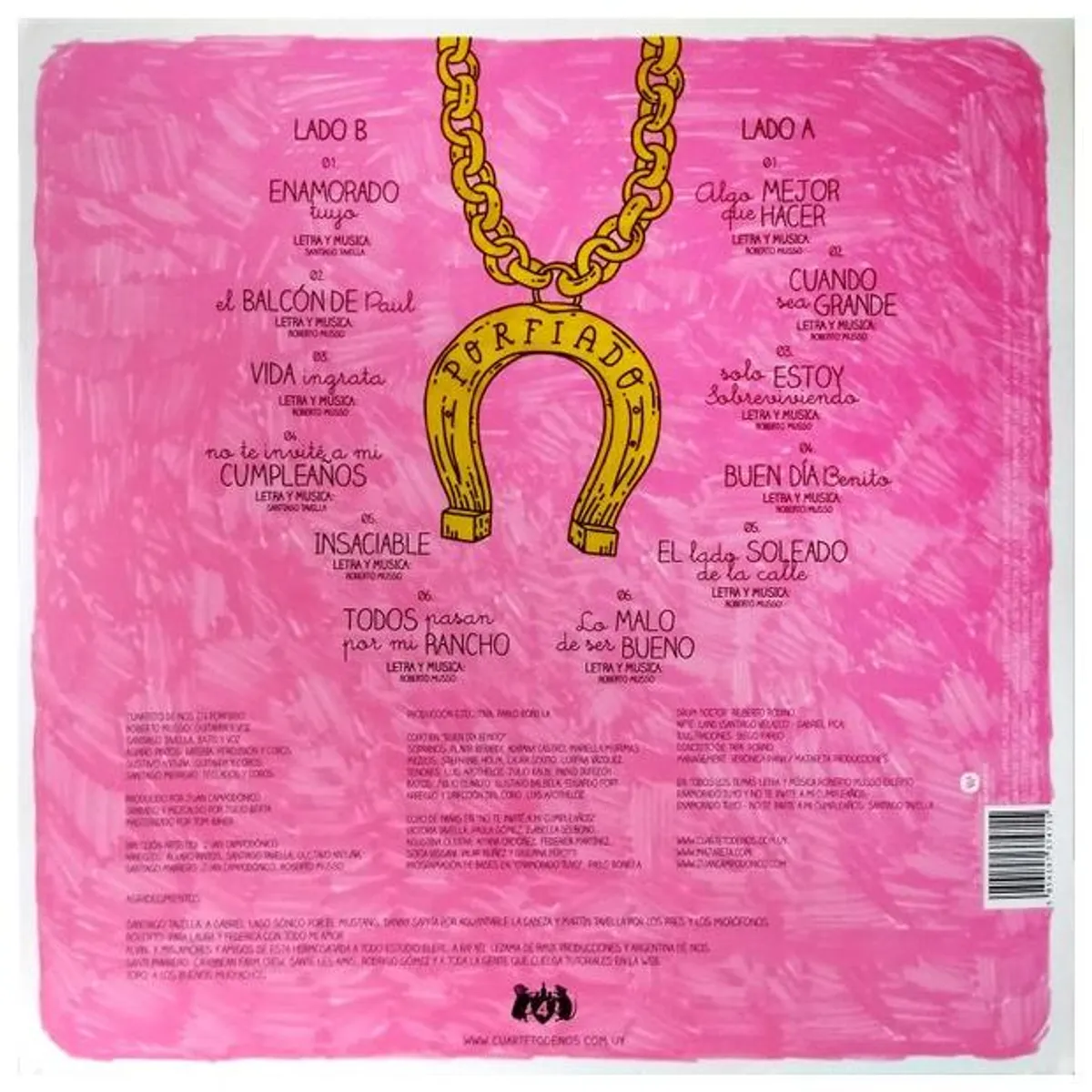 HITWAY MUSIC - CUARTETO DE NOS - PORFIADO - VINILO HITWAY MUSIC